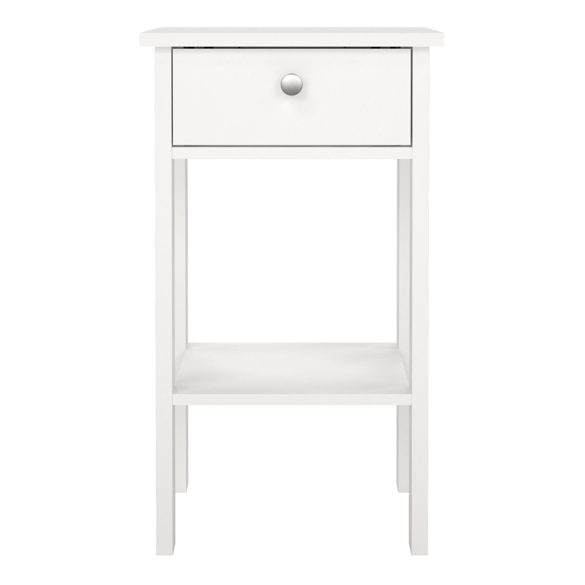 Wooden Bedside Table With 1 Drawer - Madrid