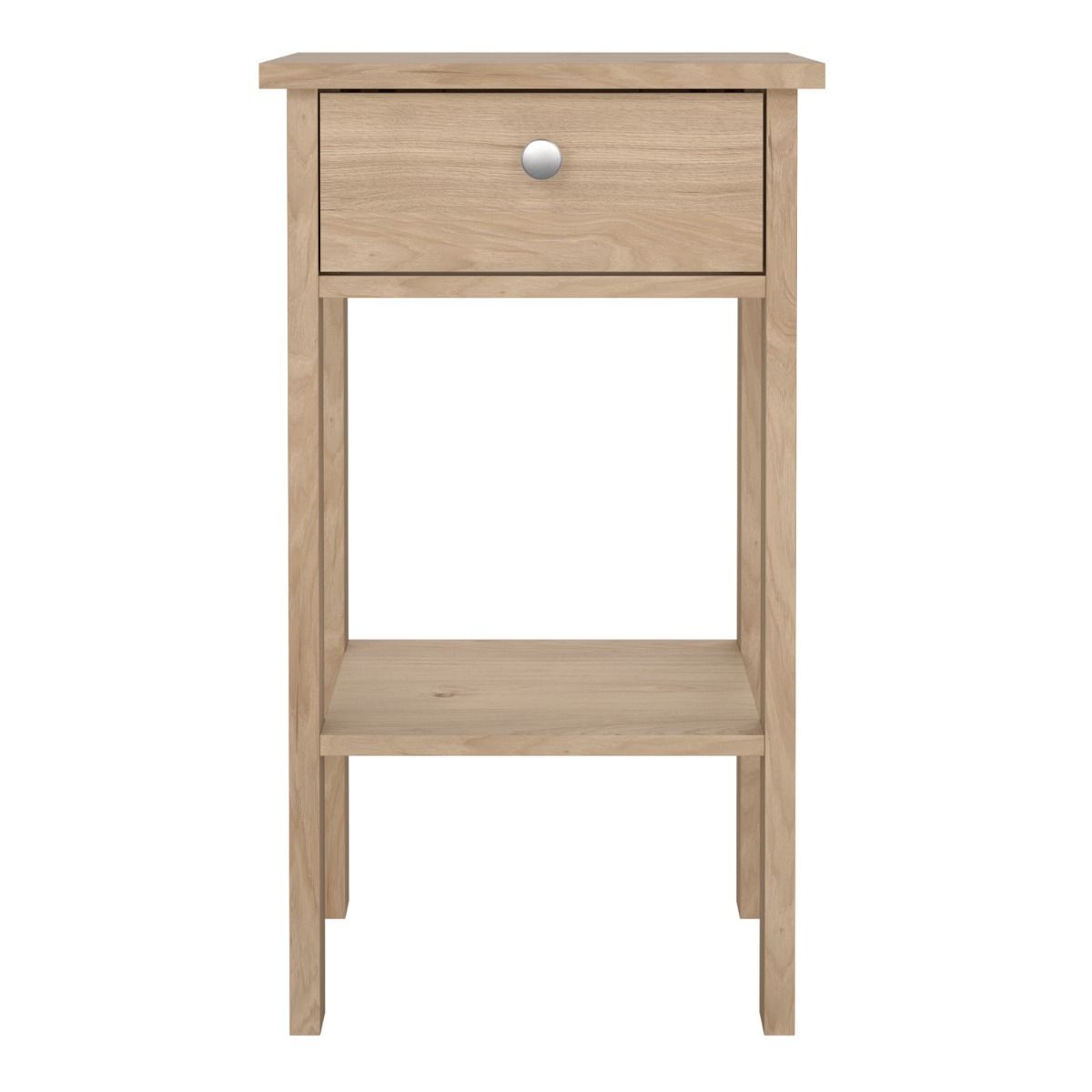 Wooden Bedside Table With 1 Drawer - Madrid