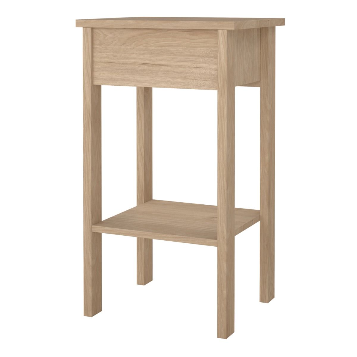 Wooden Bedside Table With 1 Drawer - Madrid