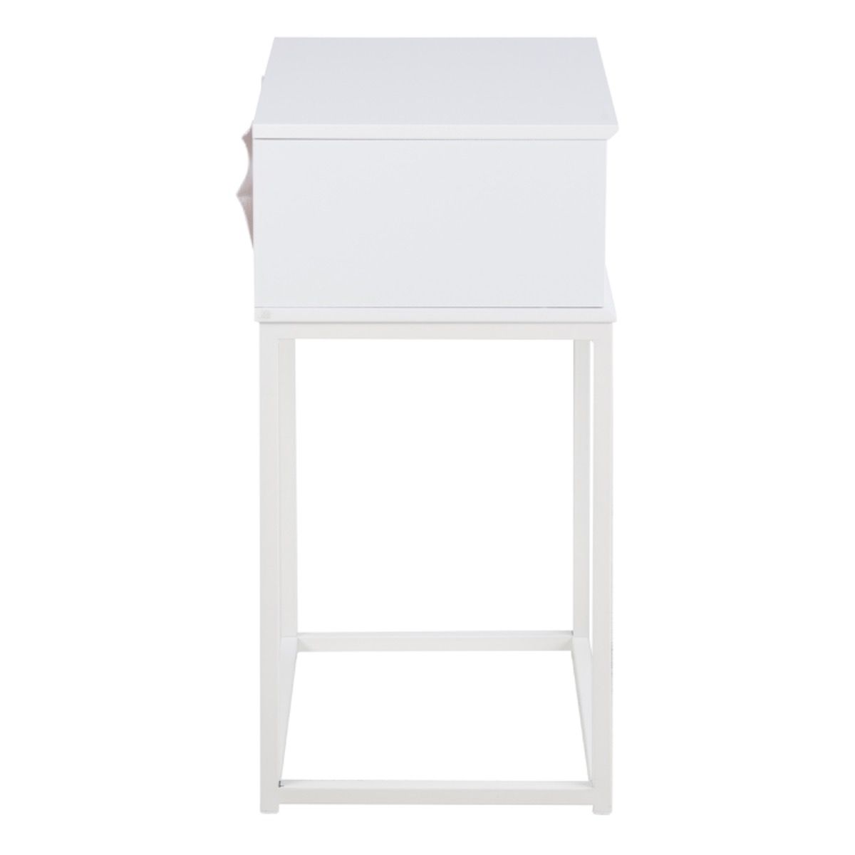 Wooden Bedside Table With 1 Drawer - Mitra