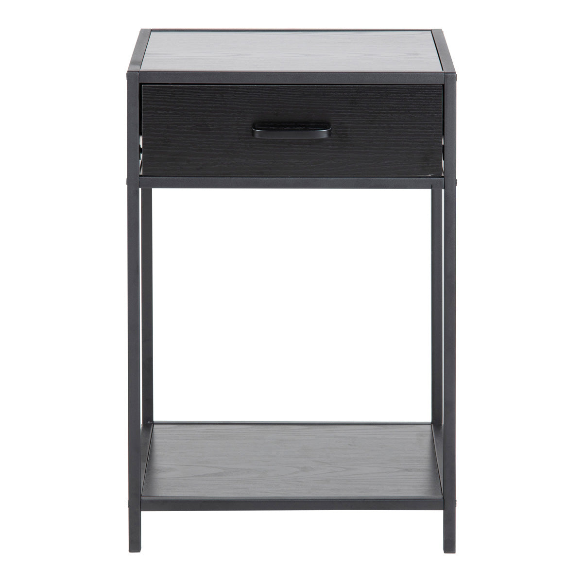 Wooden Bedside Table With 1 Drawer - Seaford