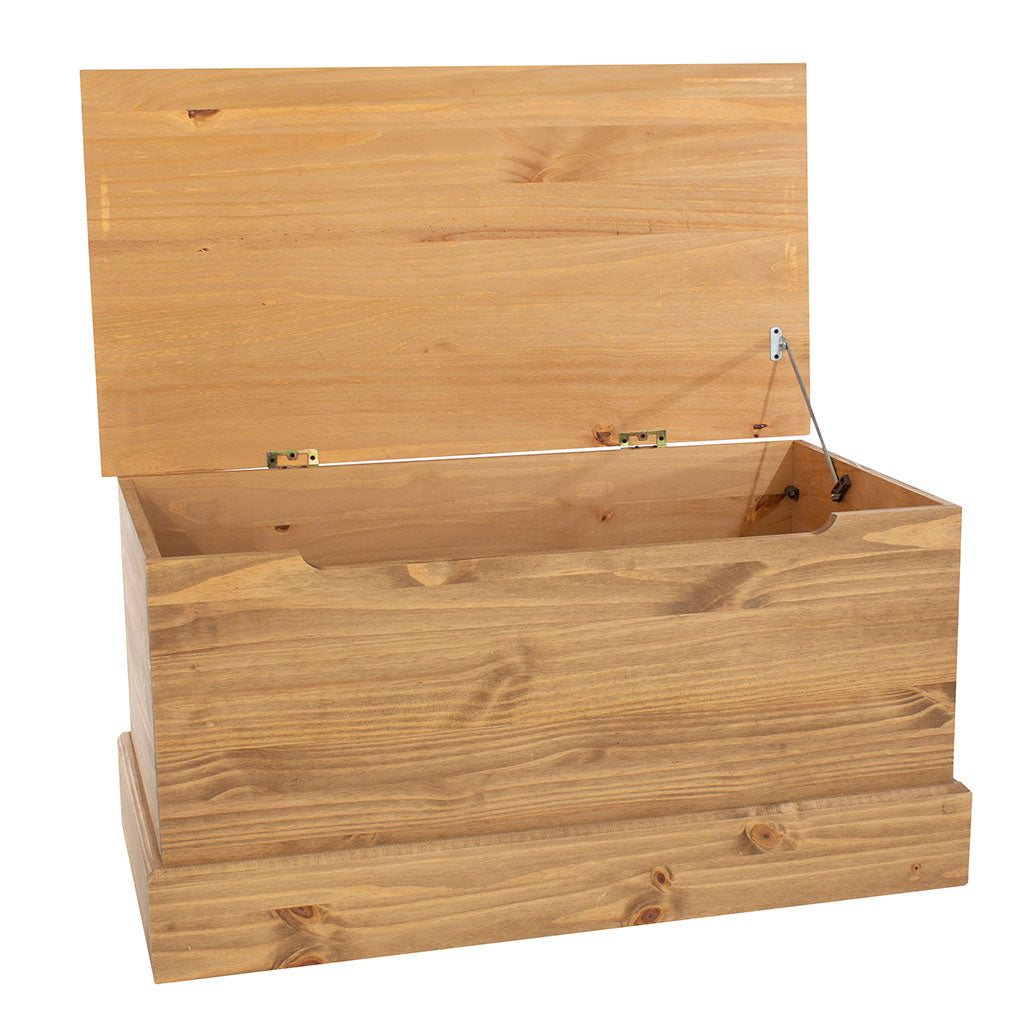 Wooden Blanket Box With Storage - Cotswold