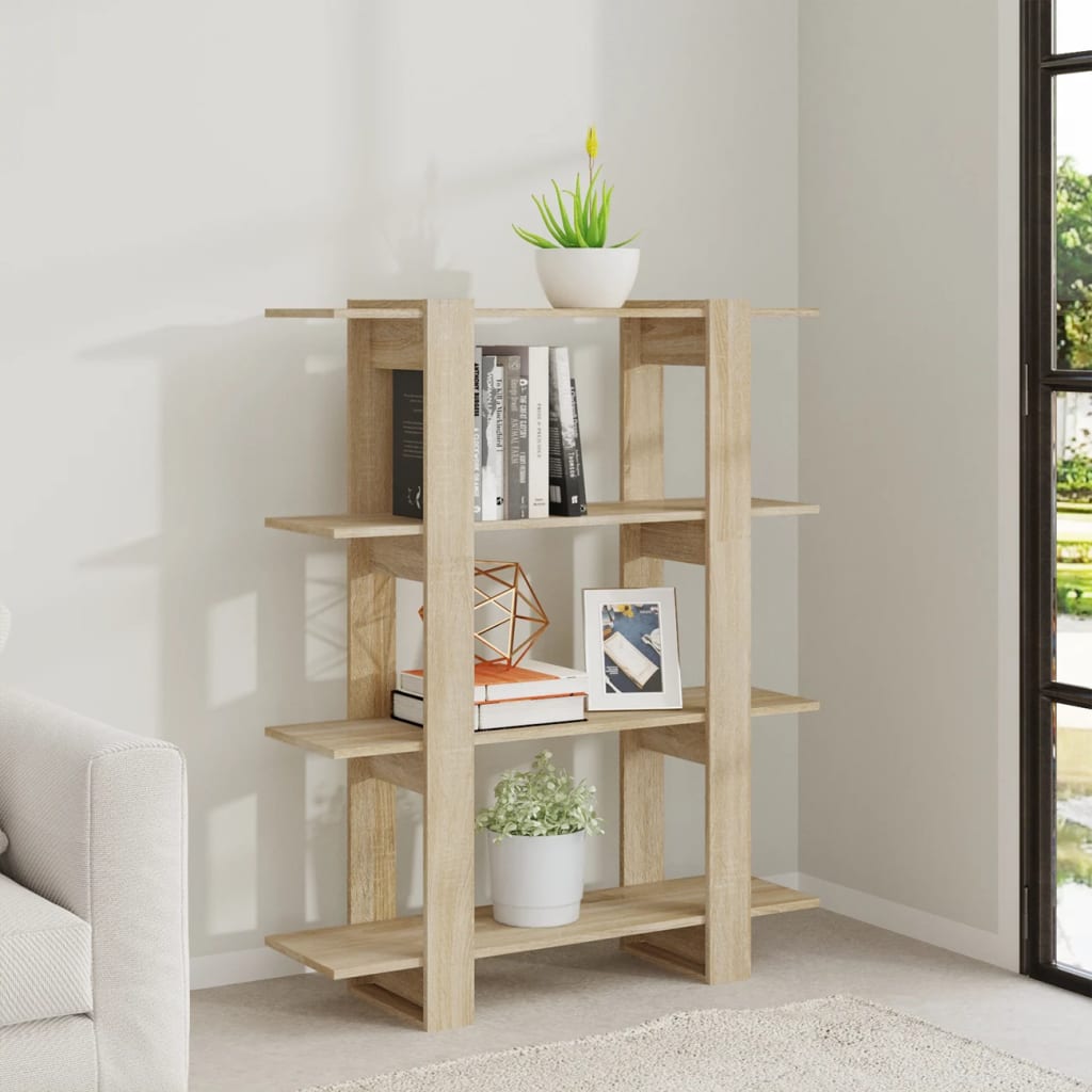 Wooden Bookcase 100cm Wide - Vantage Home