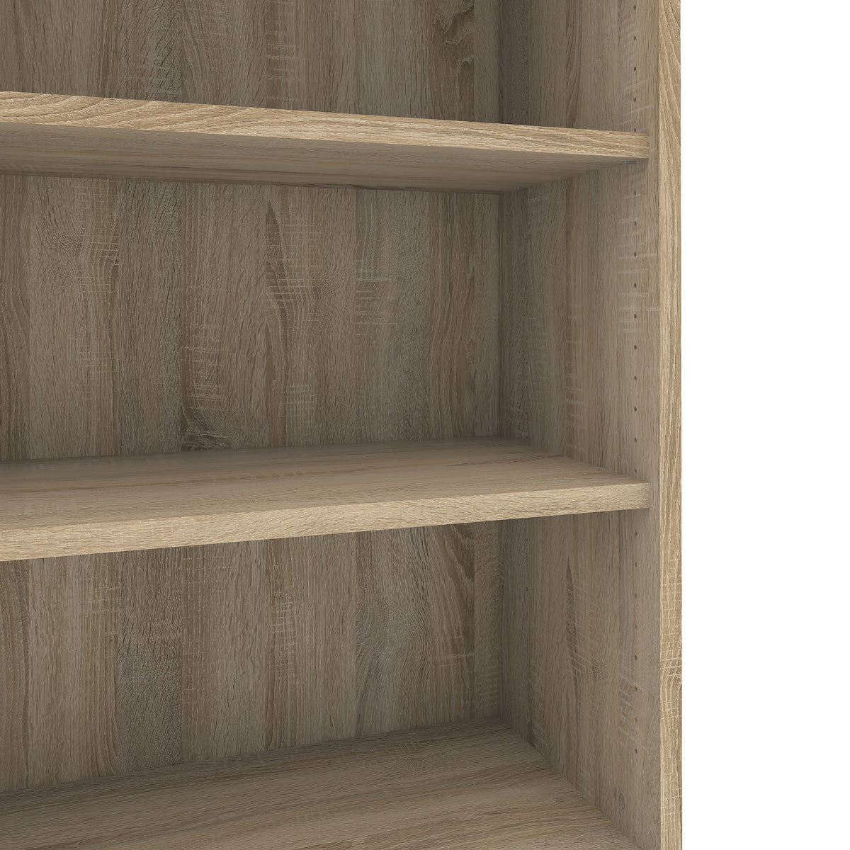 Wooden Bookcase With 2 Open Shelves 2 Doors And 2 Drawers - Prima