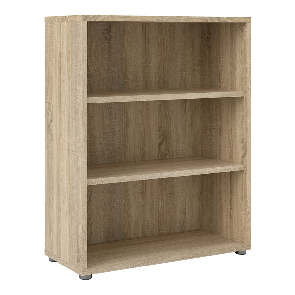 Wooden Bookcase With 2 Open Shelves - Prima