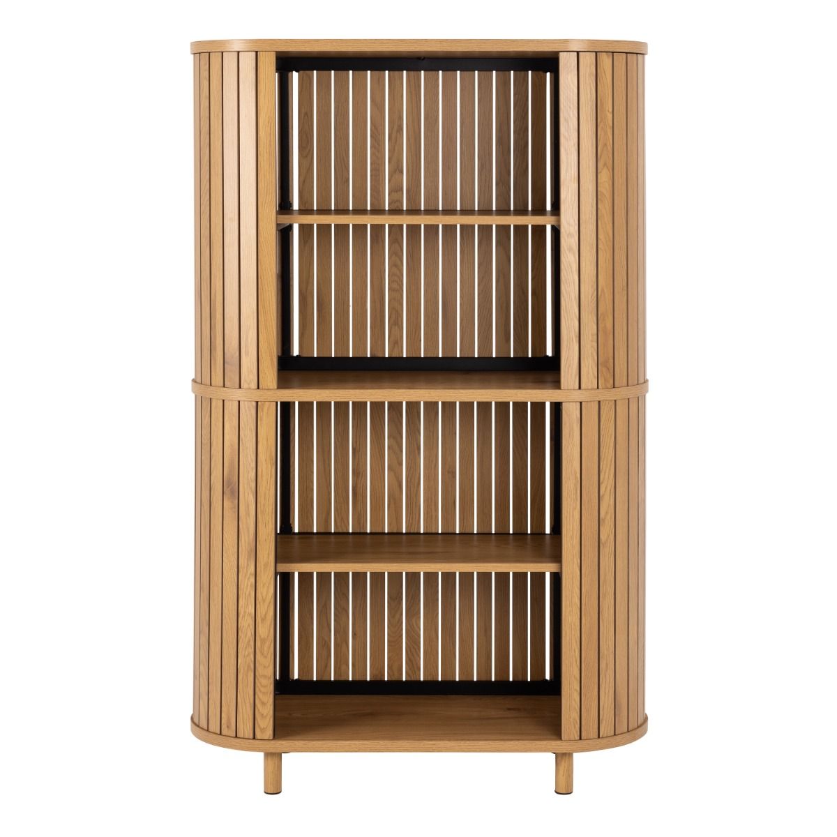 Wooden Bookcase With 3 Shelves - Colima