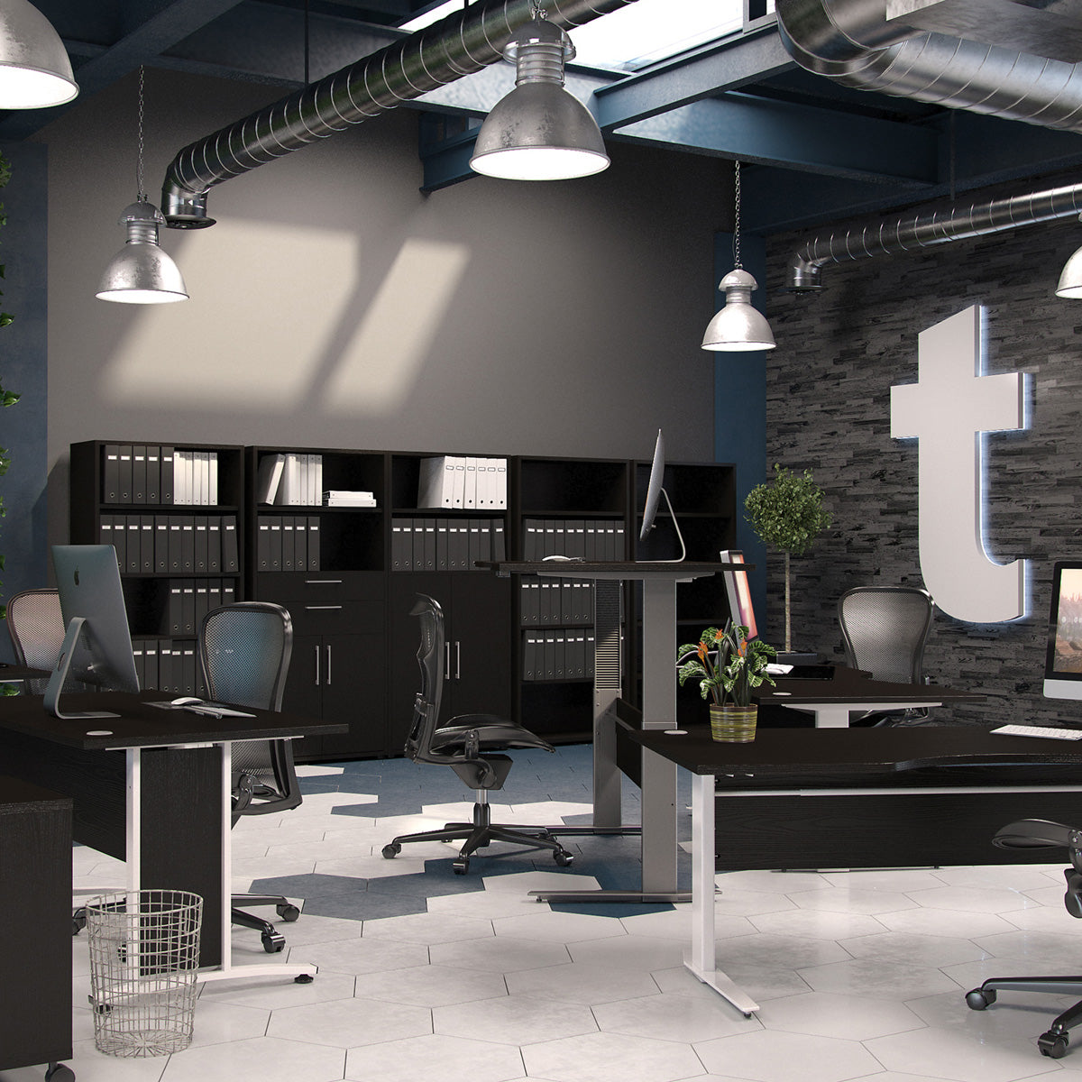 Wooden Bookcase With 4 Open Shelves - Prima