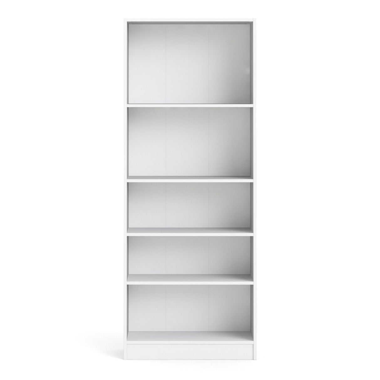 Wooden Bookcase With 4 Shelves Tall And Wide - Basic
