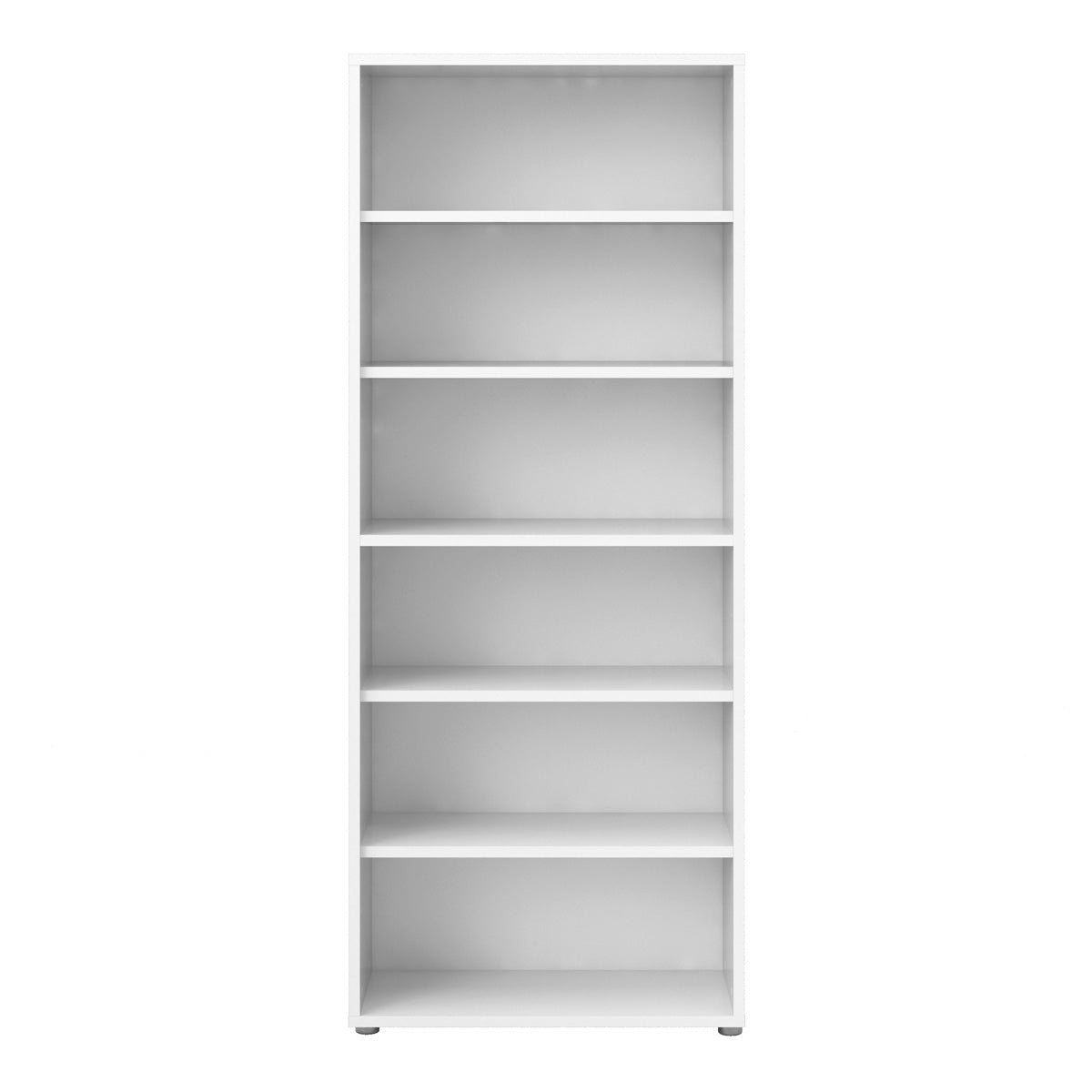 Wooden Bookcase With 5 Open Shelves - Prima