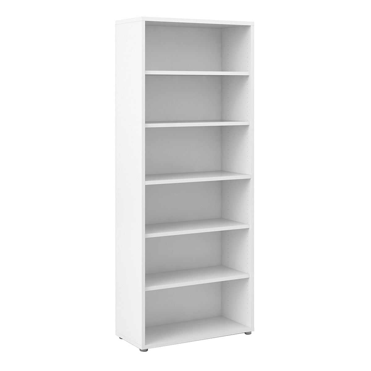 Wooden Bookcase With 5 Open Shelves - Prima