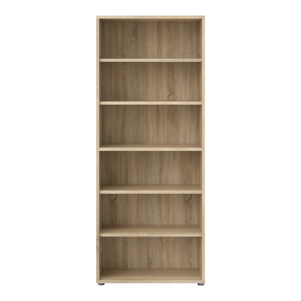 Wooden Bookcase With 5 Open Shelves - Prima