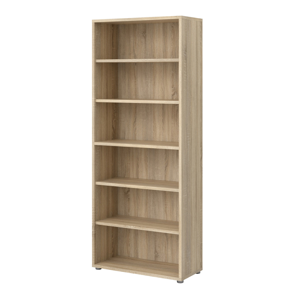 Wooden Bookcase With 5 Open Shelves - Prima
