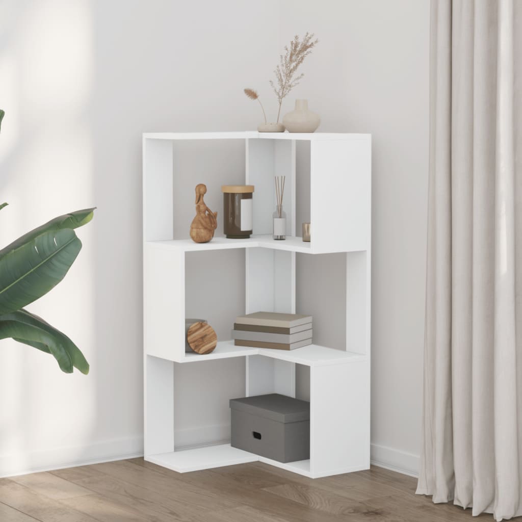 Wooden Bookcase Corner - Vantage Home