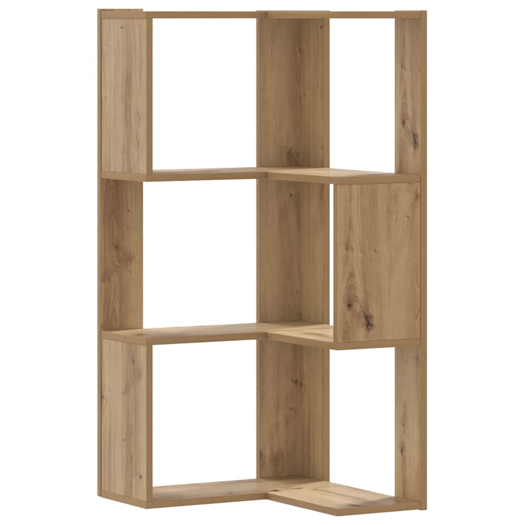 Wooden Bookcase Corner - Vantage Home