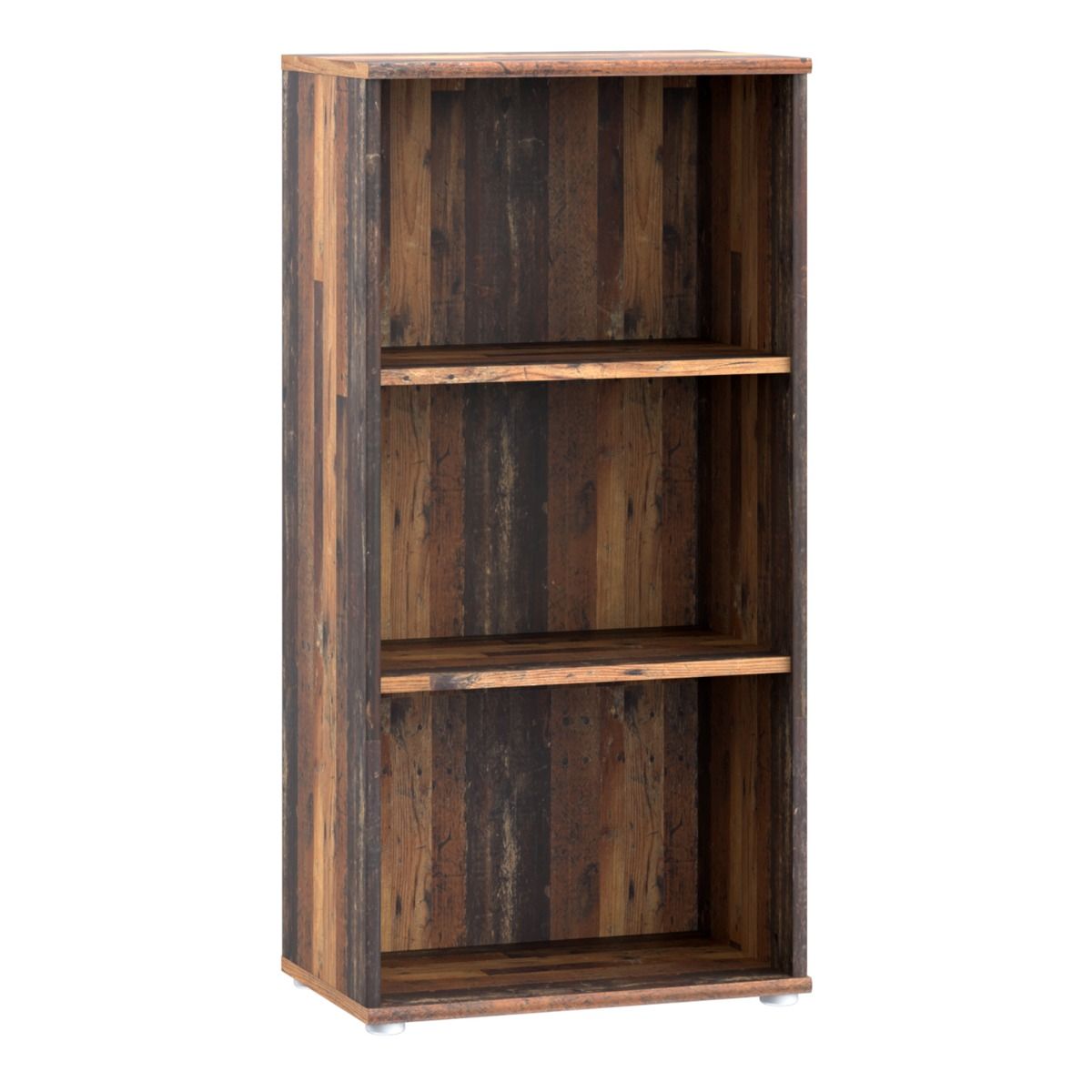 Wooden Bookcase Narrow With 2 Shelves - Essential