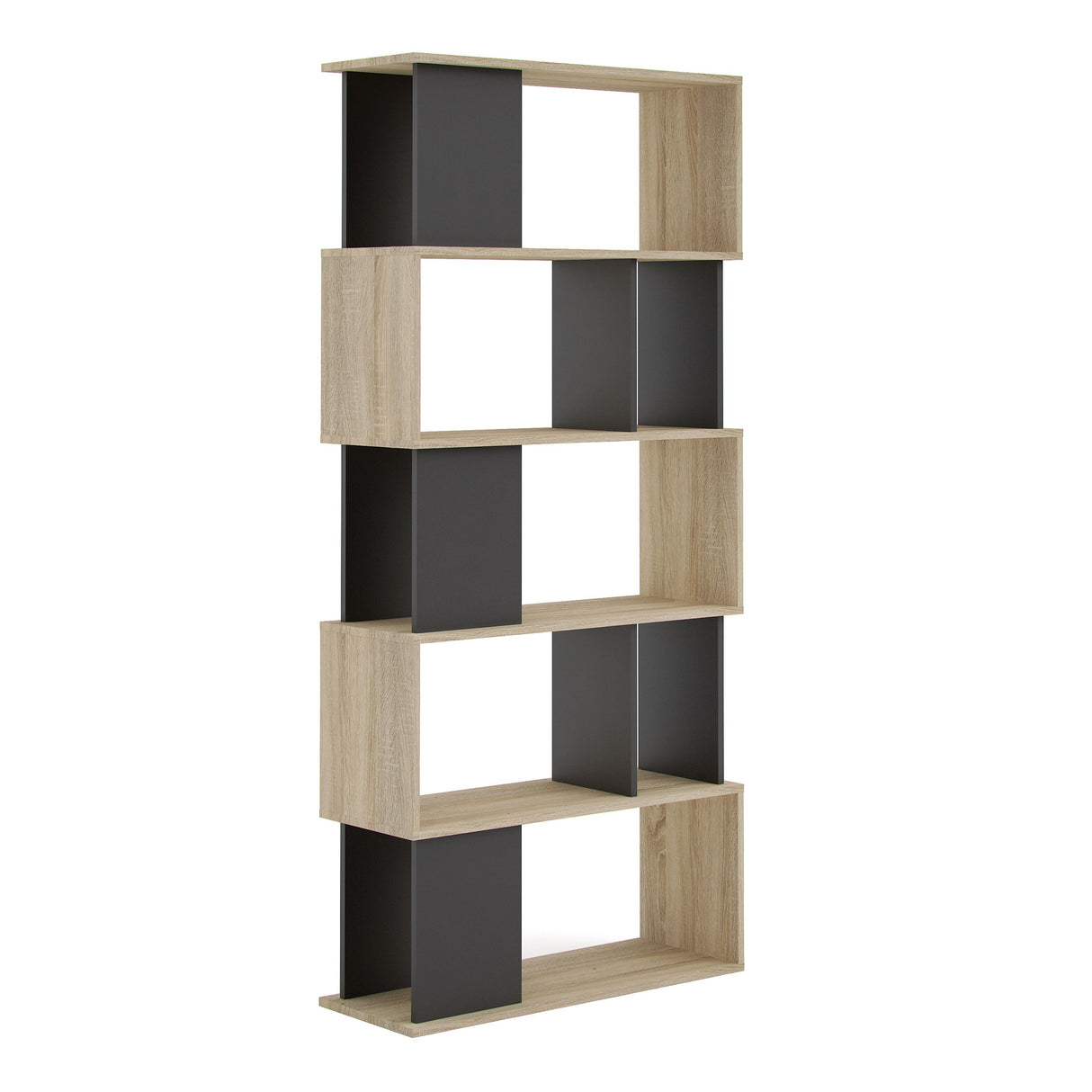 Wooden Bookcase Open With 4 Shelves - Maze