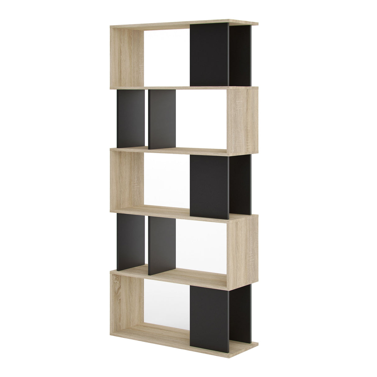 Wooden Bookcase Open With 4 Shelves - Maze