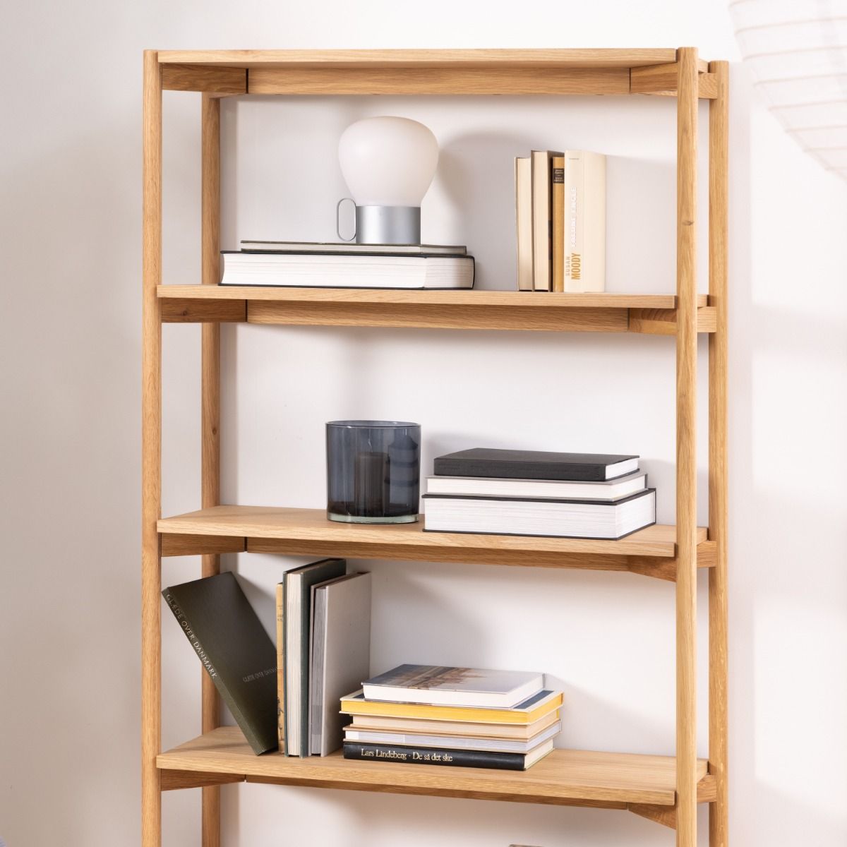 Wooden Bookcase Tall With 4 Shelves - Braidwood