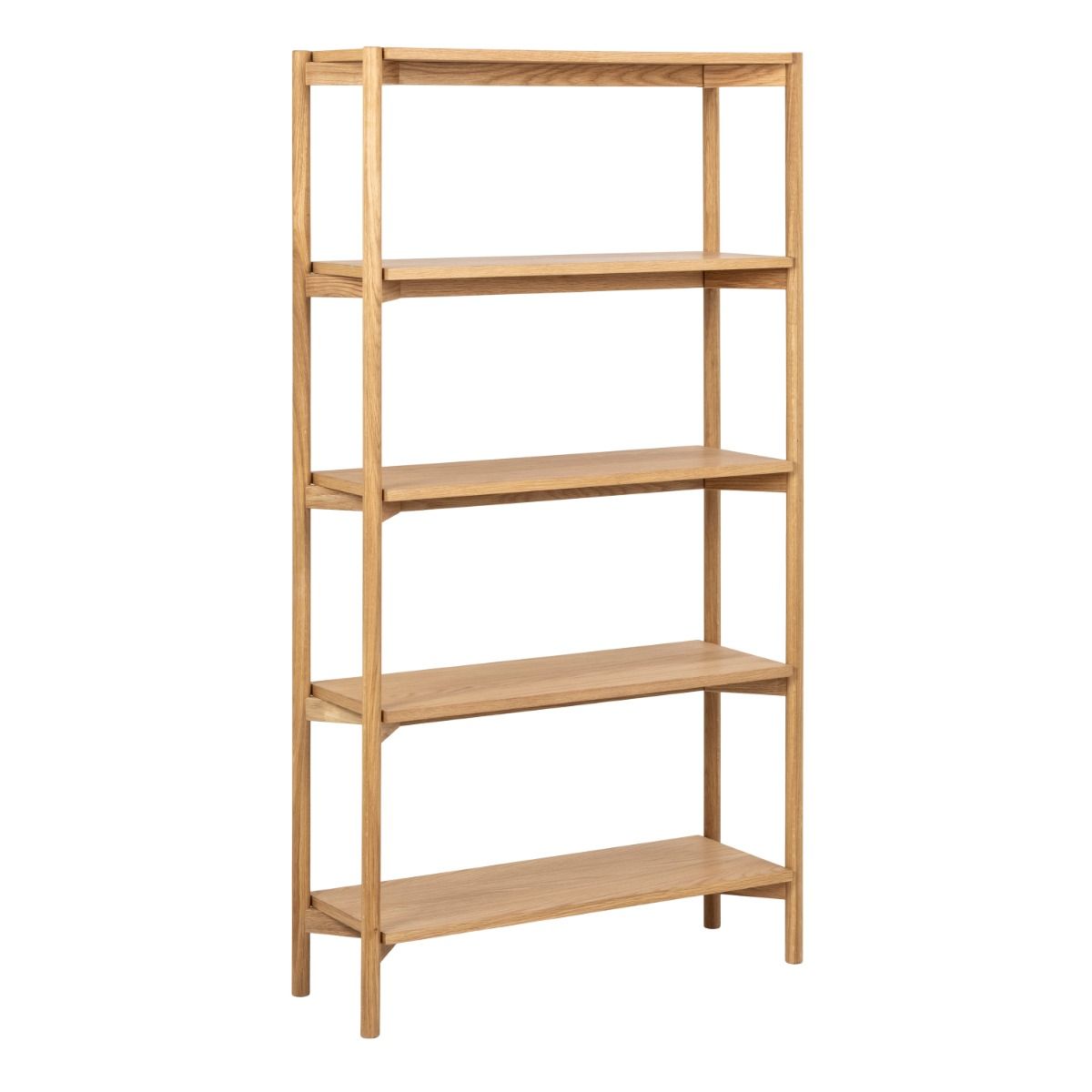 Wooden Bookcase Tall With 4 Shelves - Braidwood