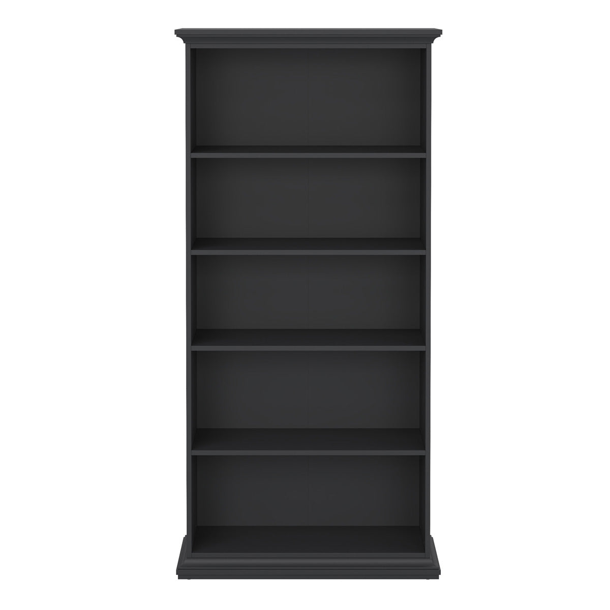 Wooden Bookcase Tall With 4 Shelves - Paris