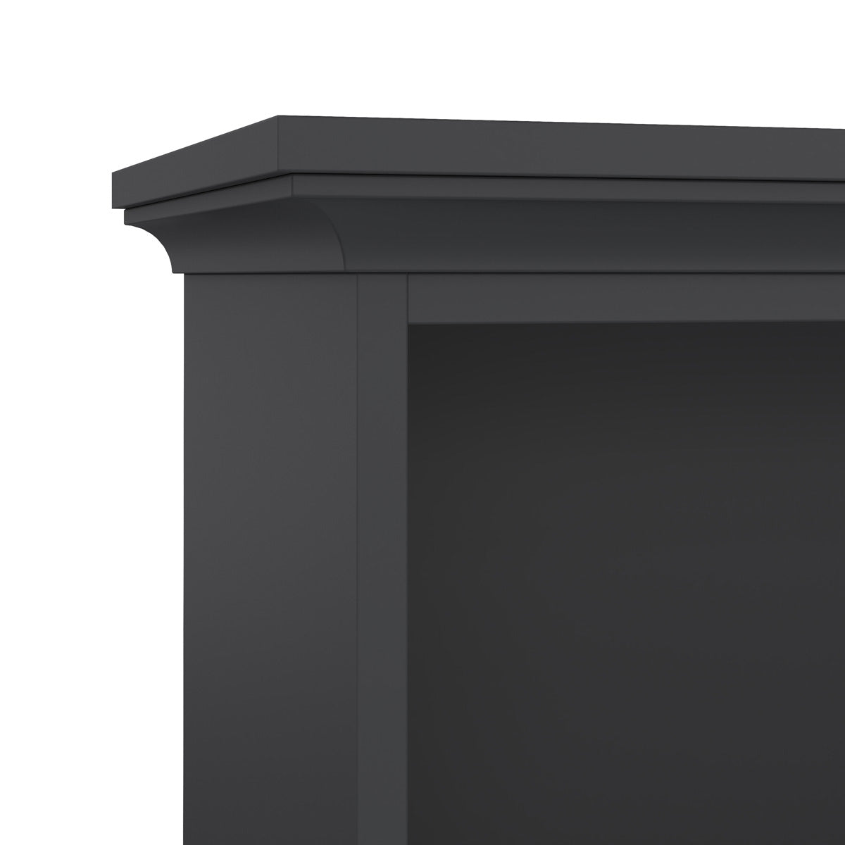 Wooden Bookcase Tall With 4 Shelves - Paris