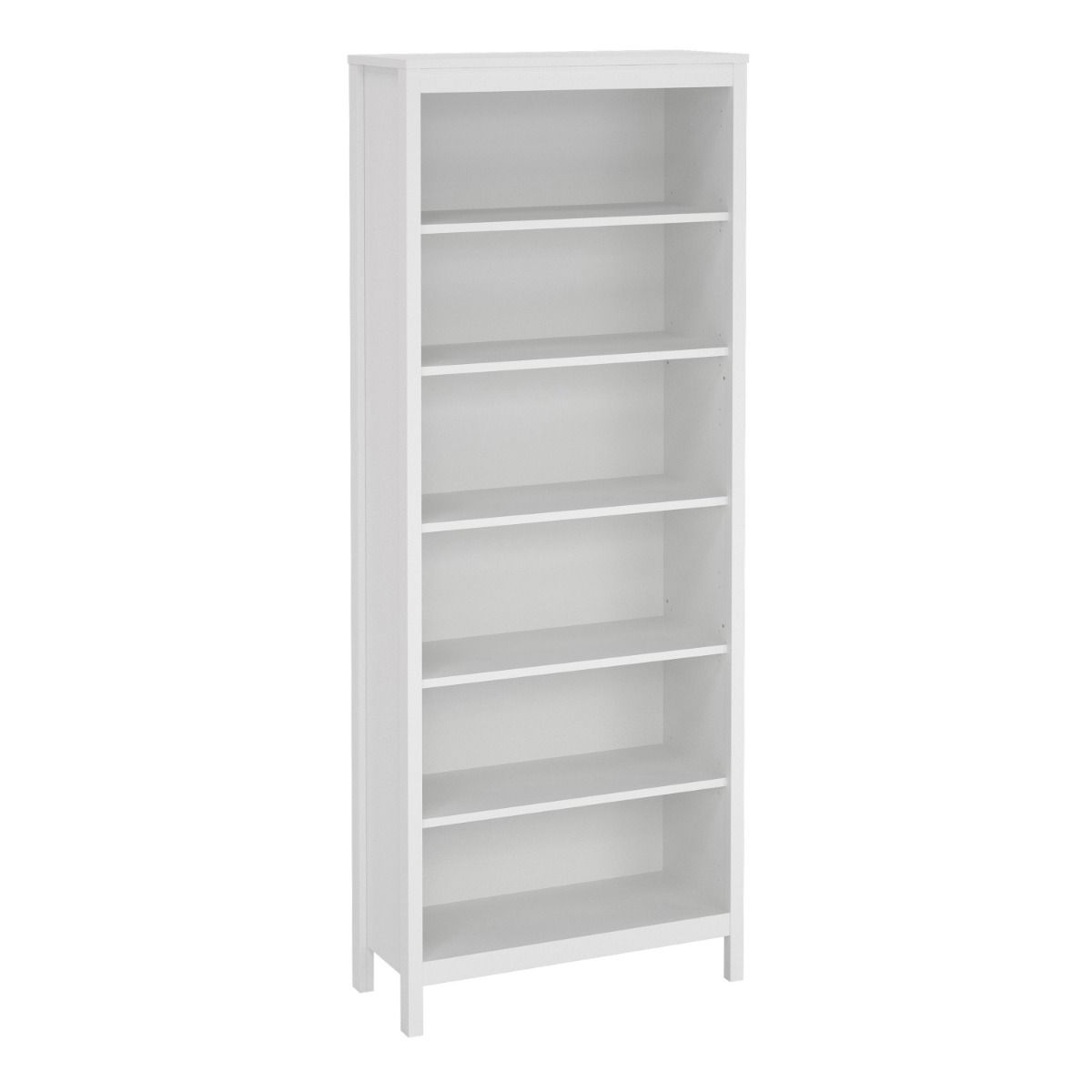 Wooden Bookcase Tall With 5 Shelves - Madrid