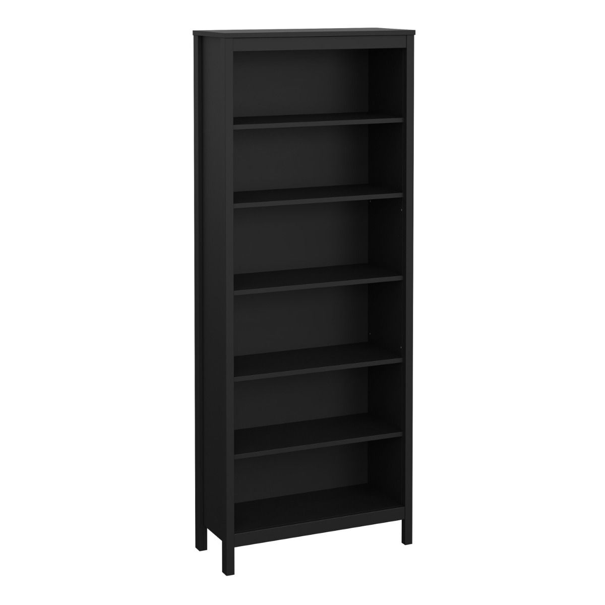 Wooden Bookcase Tall With 5 Shelves - Madrid