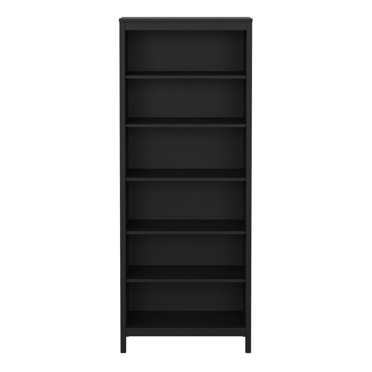 Wooden Bookcase Tall With 5 Shelves - Madrid