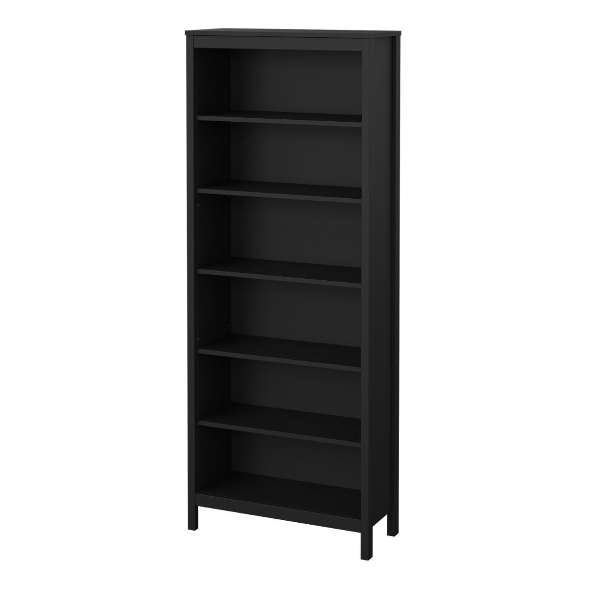 Wooden Bookcase Tall With 5 Shelves - Madrid