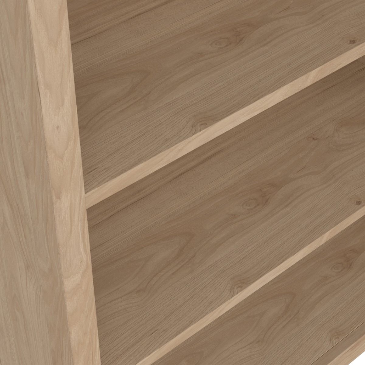 Wooden Bookcase Tall With 5 Shelves - Madrid