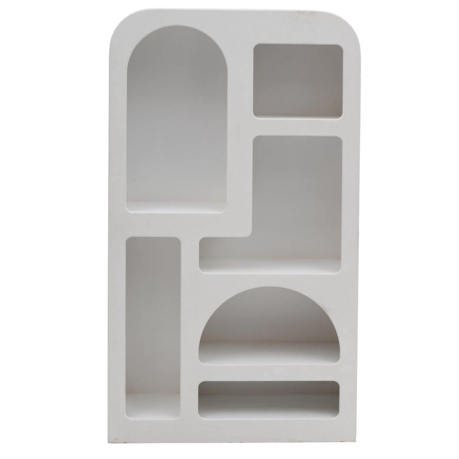 Wooden Bookcase Tall in Geometric Design - Geo