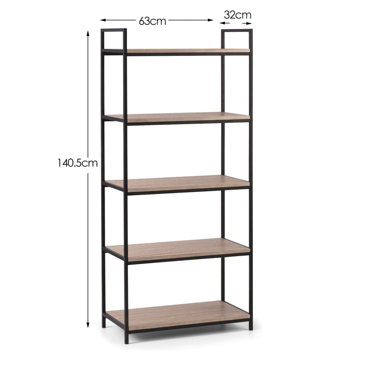Wooden Bookcase Tall - Tribeca