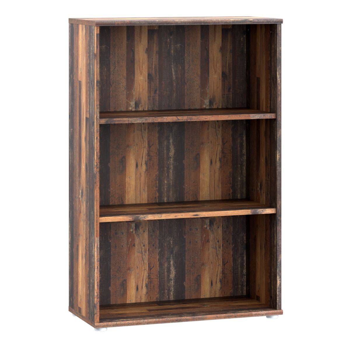 Wooden Bookcase Wide With 2 Shelves - Essential