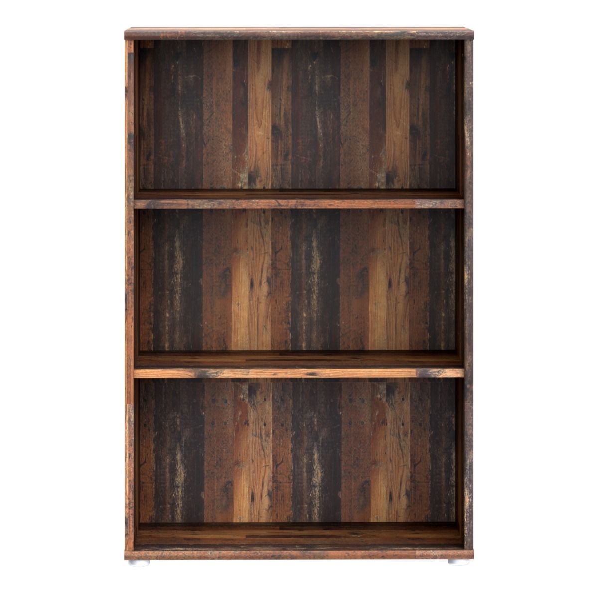 Wooden Bookcase Wide With 2 Shelves - Essential