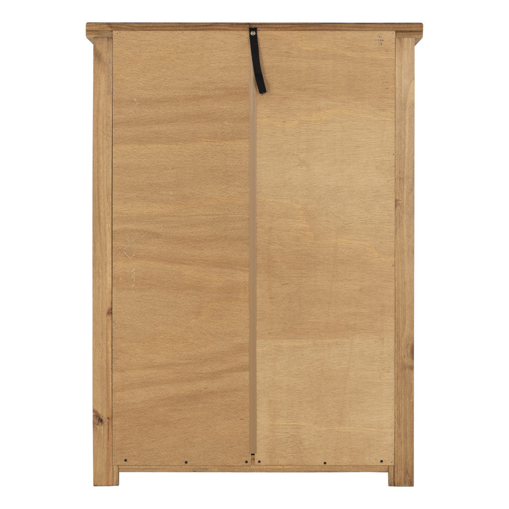 Wooden Bookcase With 1 Drawer - Tortilla