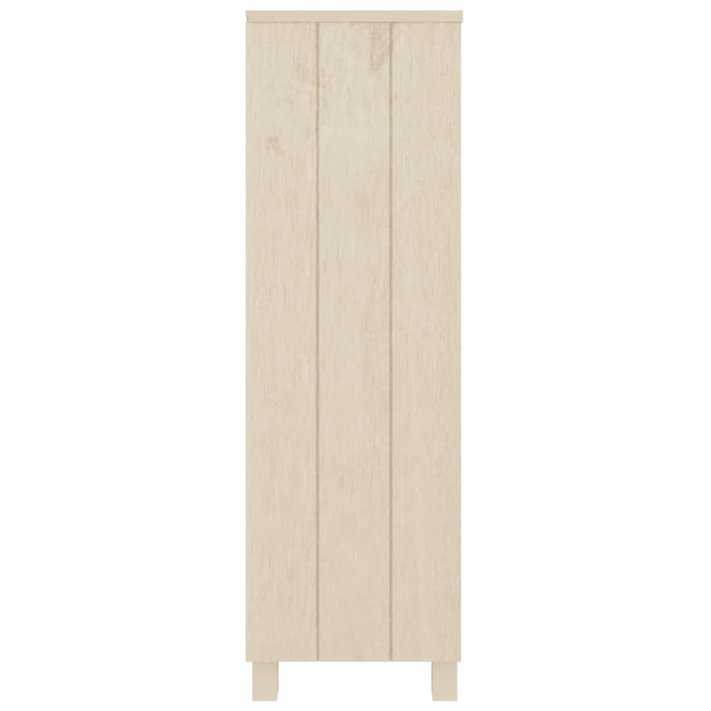 Wooden Bookcase With 3 Shelves - Hamar