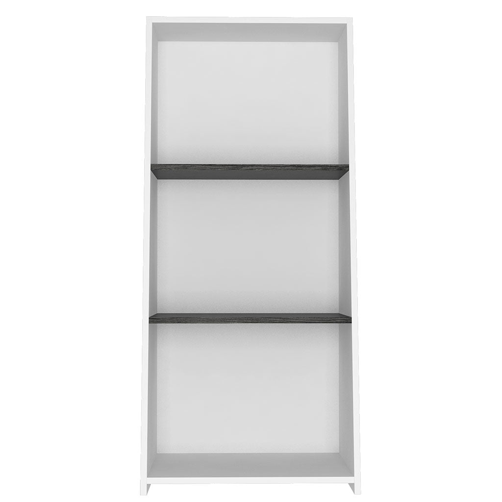 Wooden Bookcase With 3 Shelves Low - Dallas