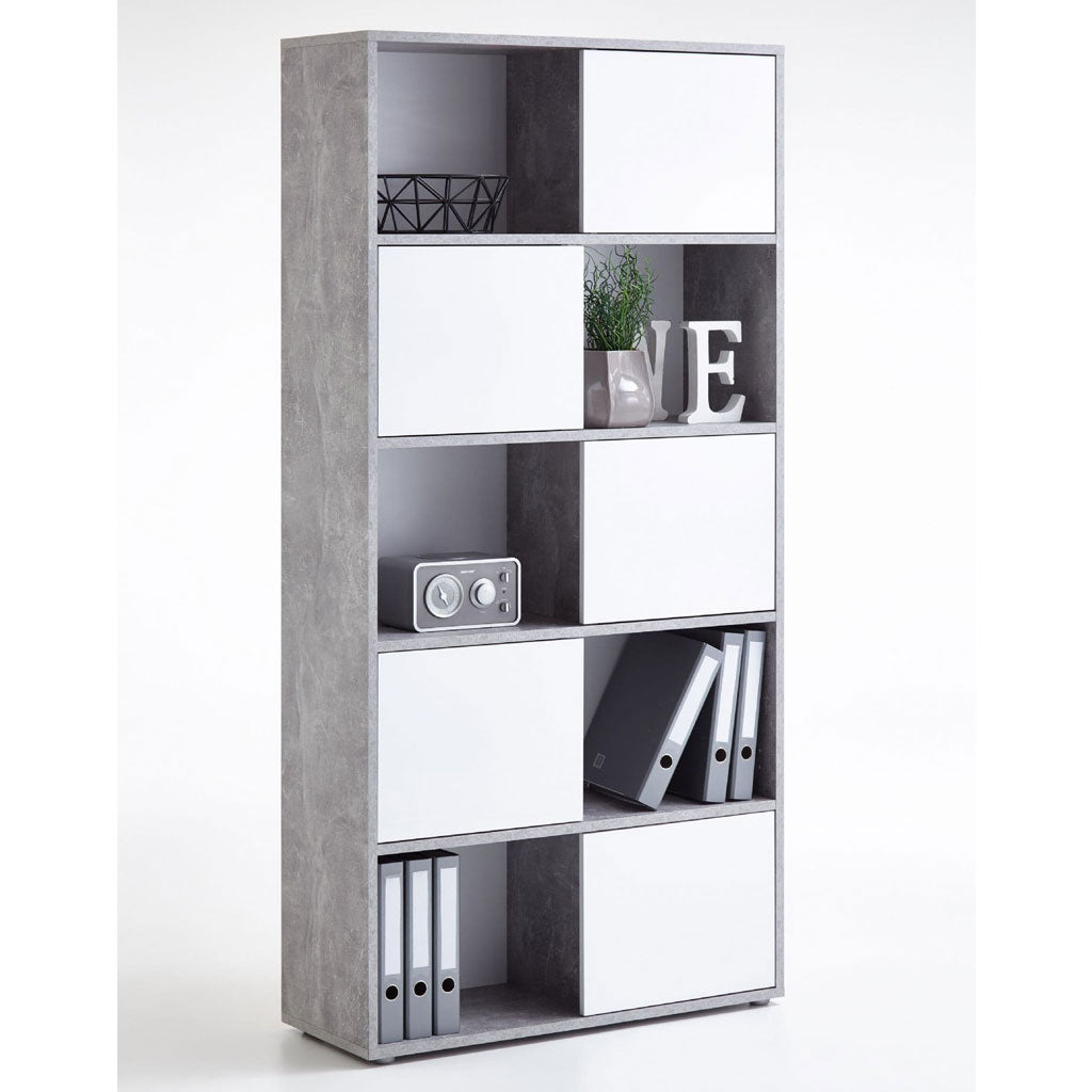 Wooden Bookcase With 5 Doors - Lumberton