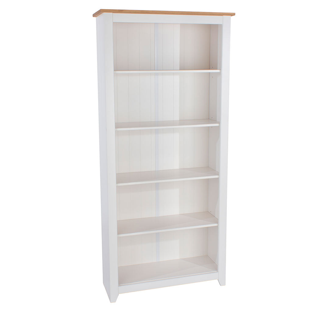 Wooden Bookcase With 5 Shelves - Capri
