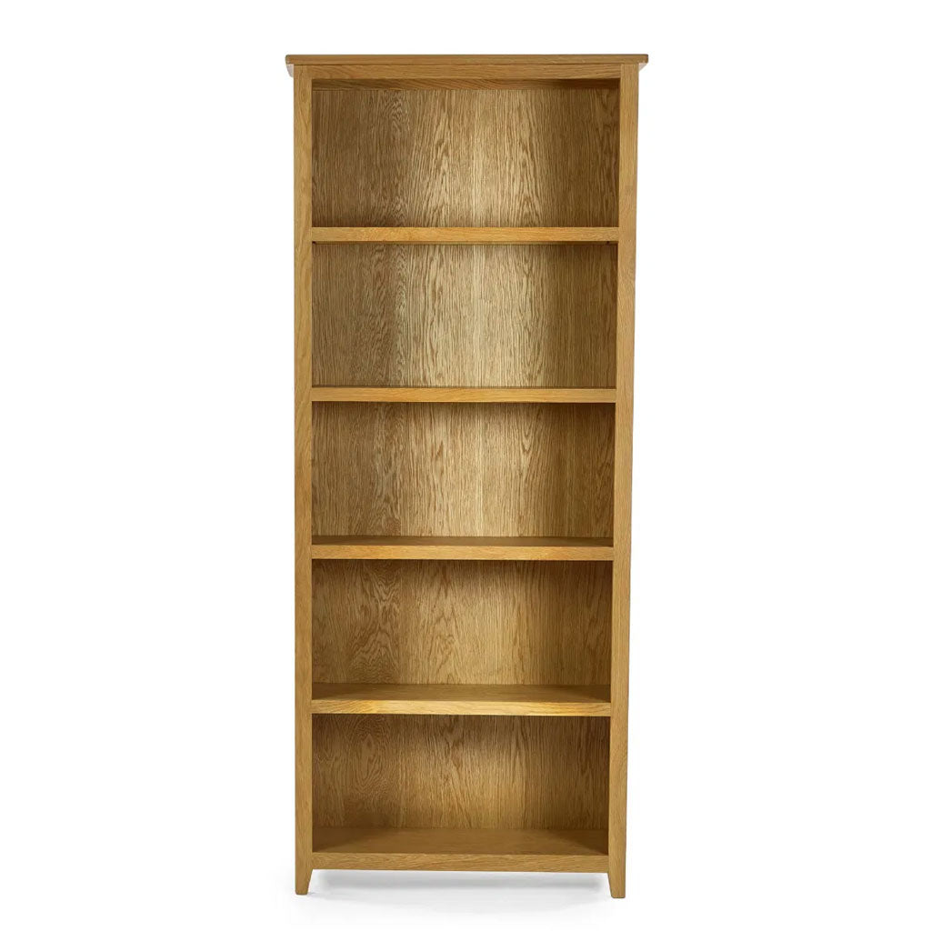 Wooden Bookcase With 5 Shelves - Mallory