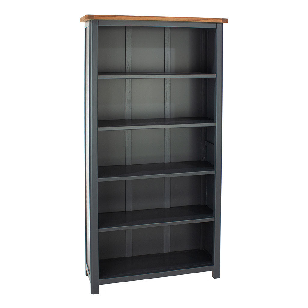 Wooden Bookcase With 5 Shelves Tall - Dunkeld