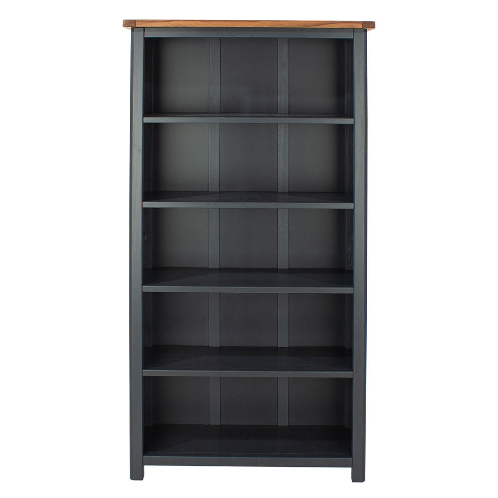 Wooden Bookcase With 5 Shelves Tall - Dunkeld