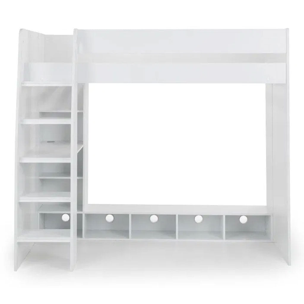 Wooden Bunk Bed With Gaming Desk - Nebula