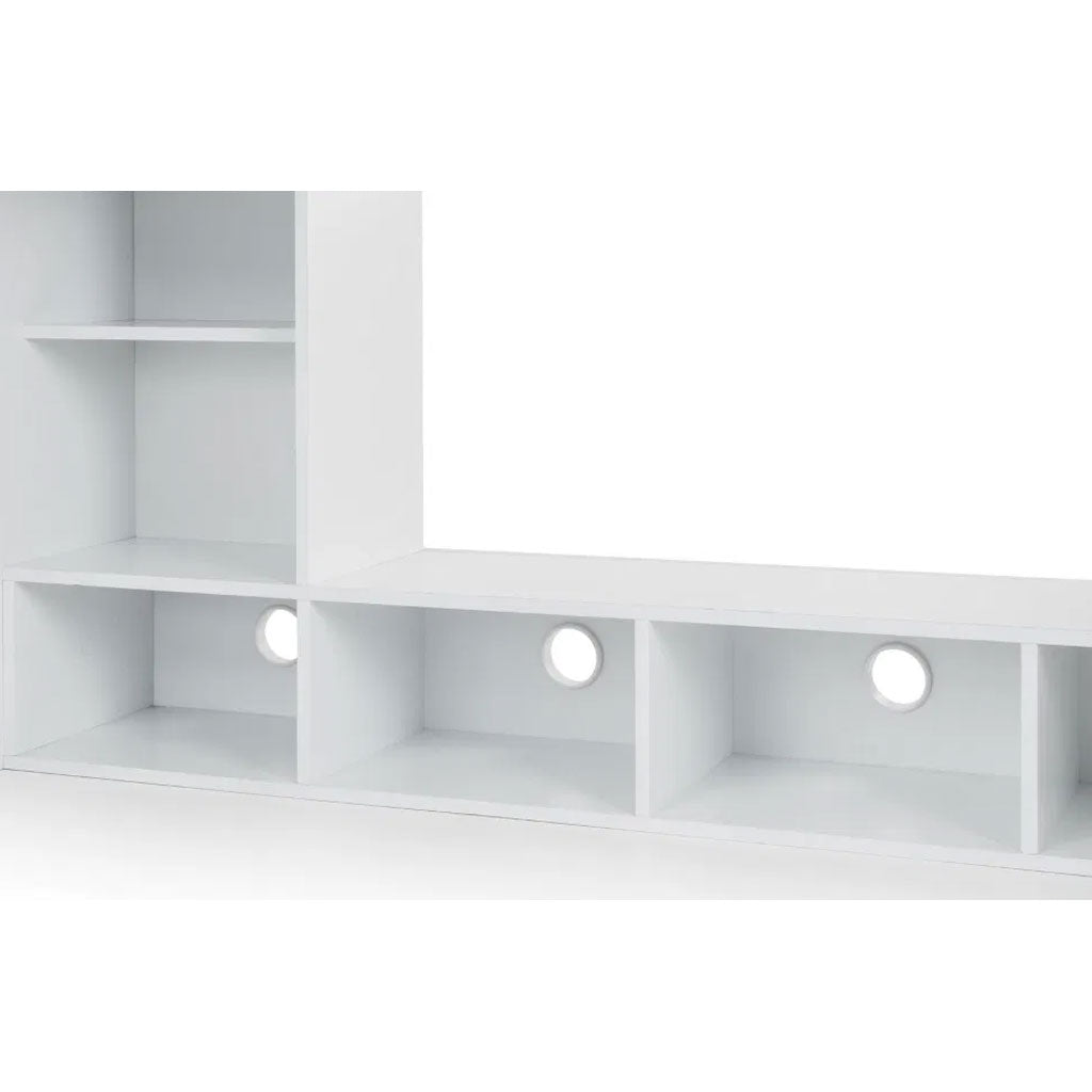 Wooden Bunk Bed With Gaming Desk - Nebula