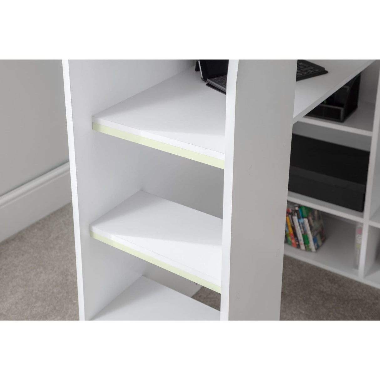 Wooden Bunk Bed With Gaming Desk - Nebula