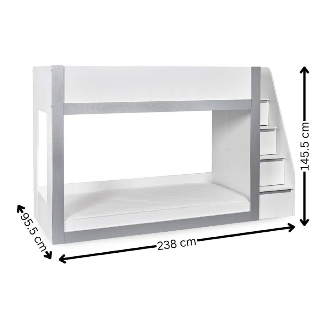 Wooden Bunk Bed With Ladder - Gaia