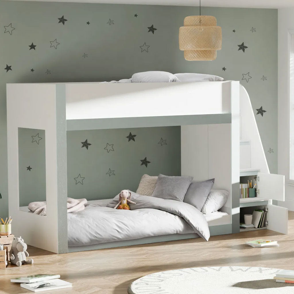 Wooden Bunk Bed With Ladder - Gaia