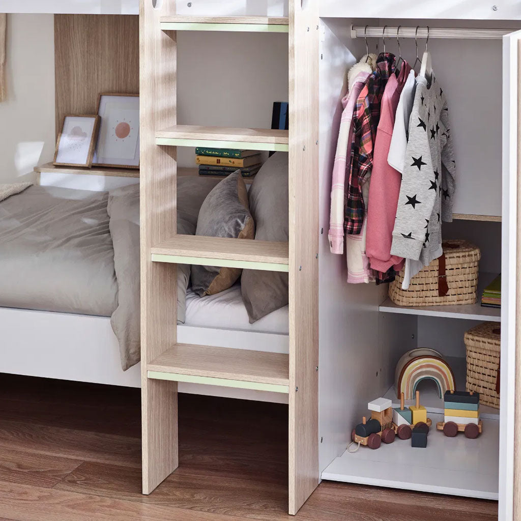 Wooden Bunk Bed With Ladder - Horizon