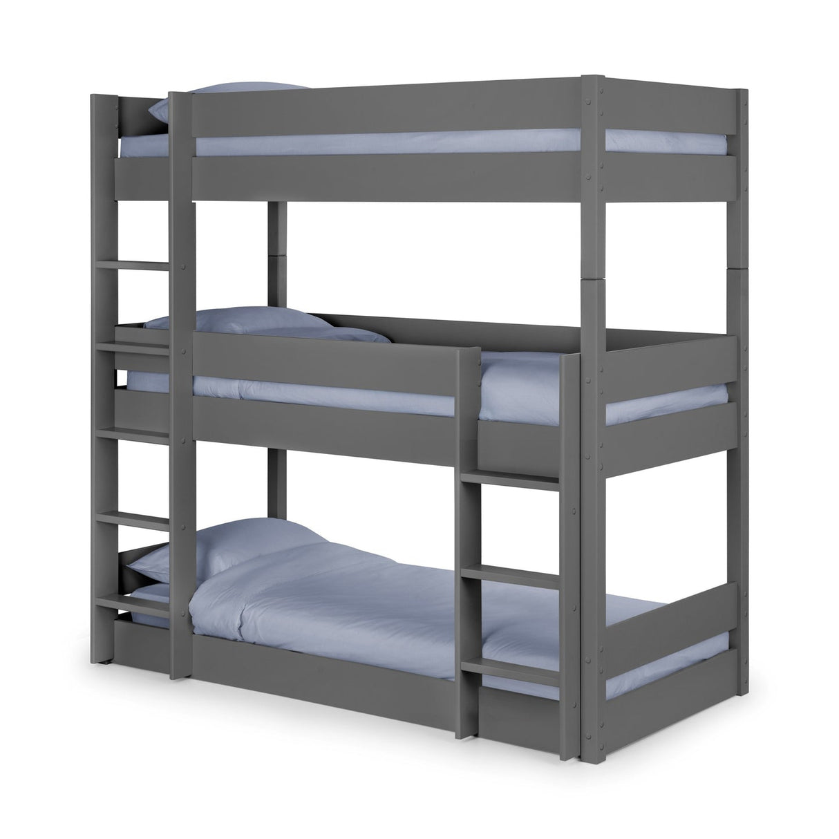 Wooden Bunk Bed With Ladder - Trio