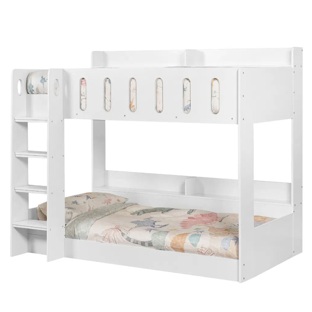 Wooden Bunk Bed With Ladder - Vision